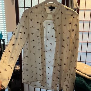 Victoria Beckham for Target button down long sleeved shirt